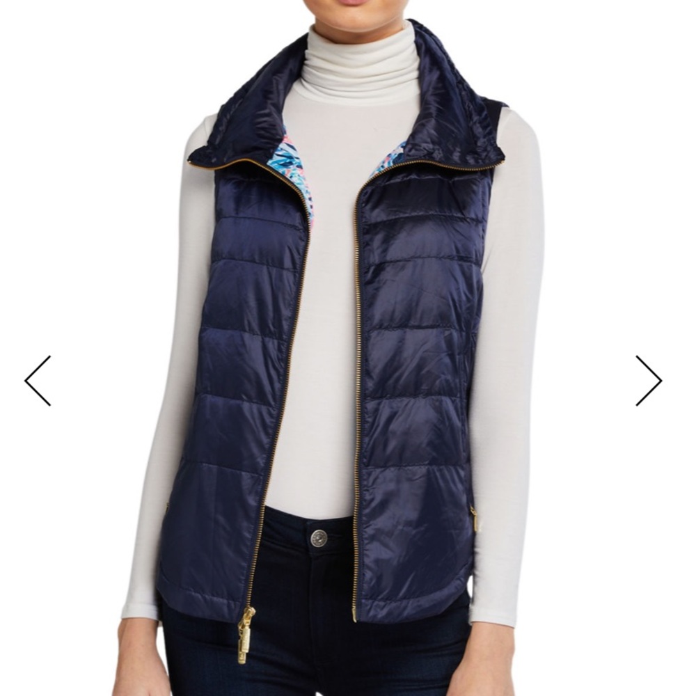 Lilly Pulitzer Palm Paradise Vest NWTA